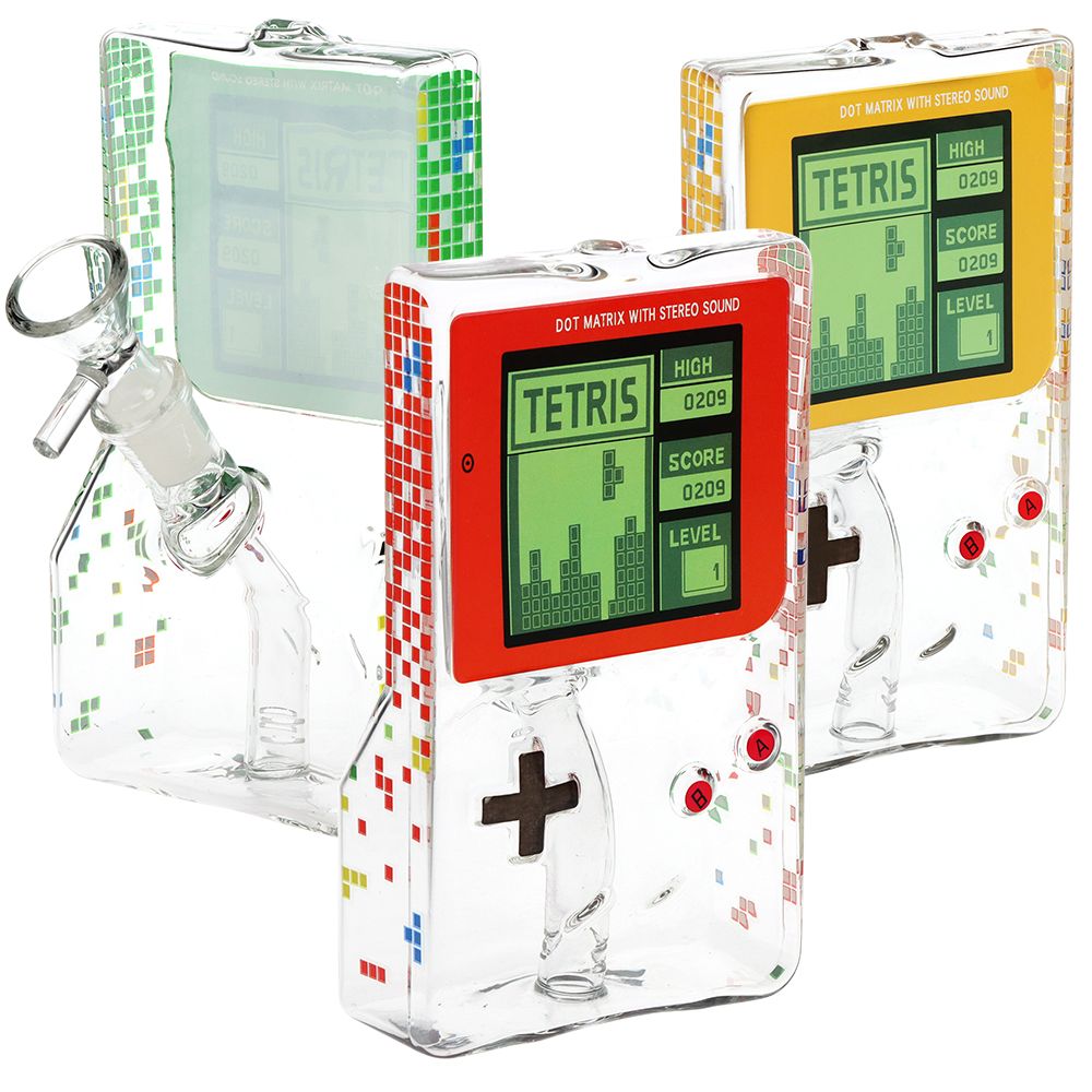 3CT Bundle - Gamedude Glass Bubbler - 6.5" / 14mm F / Assorted Colors