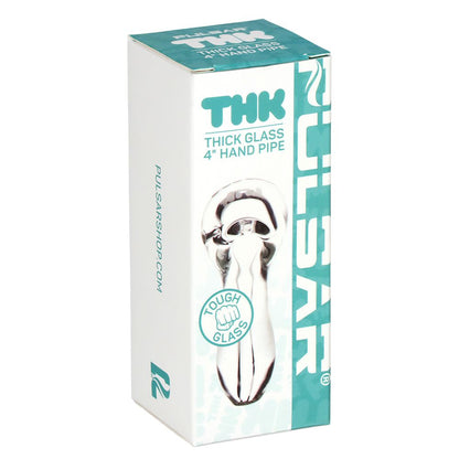 Pulsar "THK" 9mm Glass Spoon Pipe - 4"
