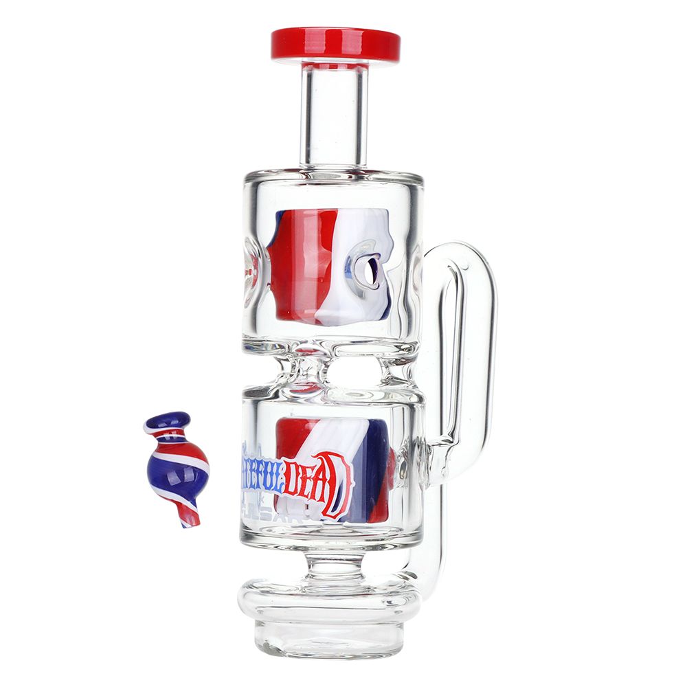 Grateful Dead Stealied Out Attachment for Puffco Peak - 6.75"