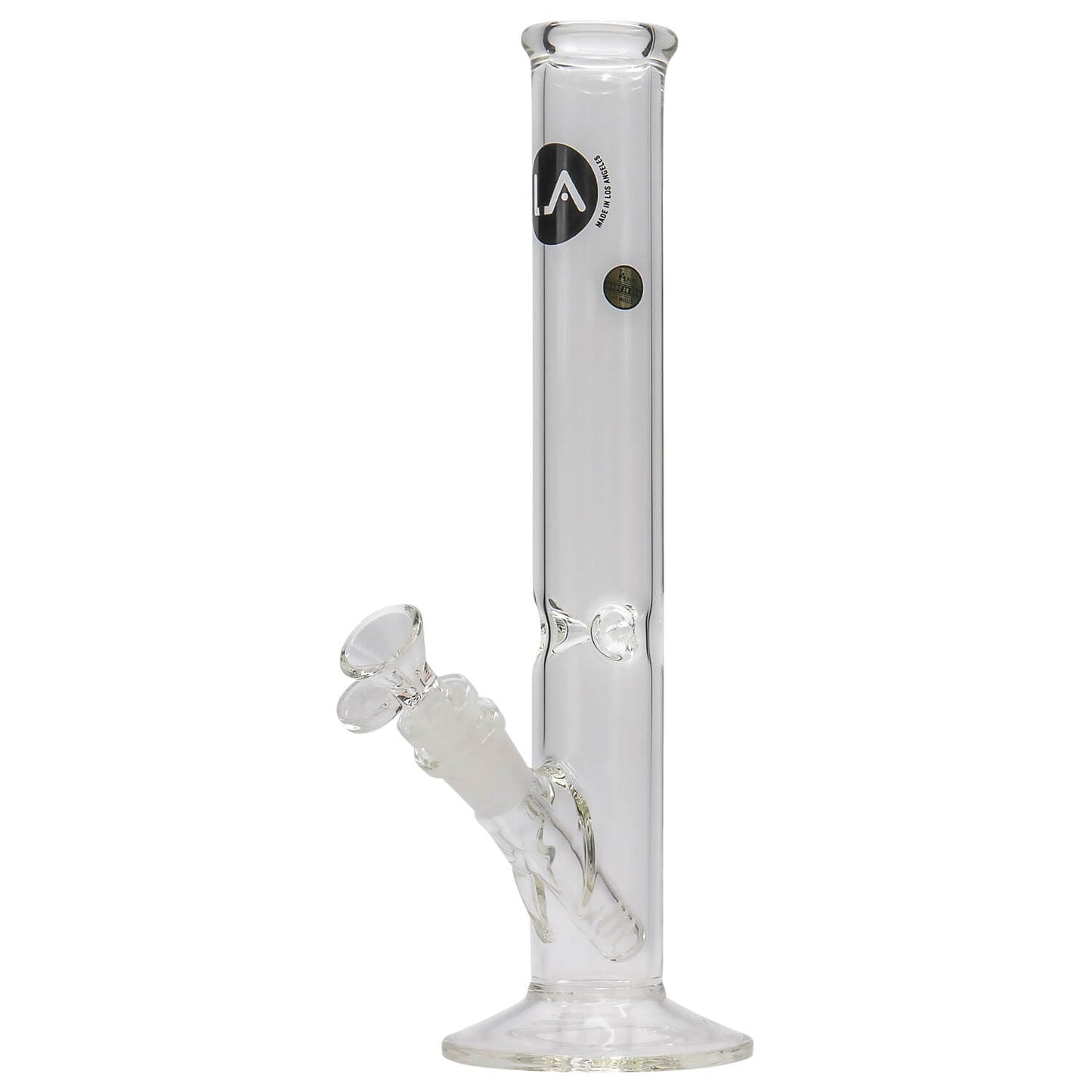 LA Pipes 12" Clear Straight Shot Bong