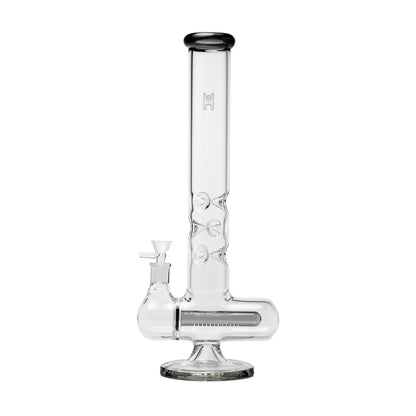 Human Grade Inline Tube Triple Ice Catch Glass Water Pipe