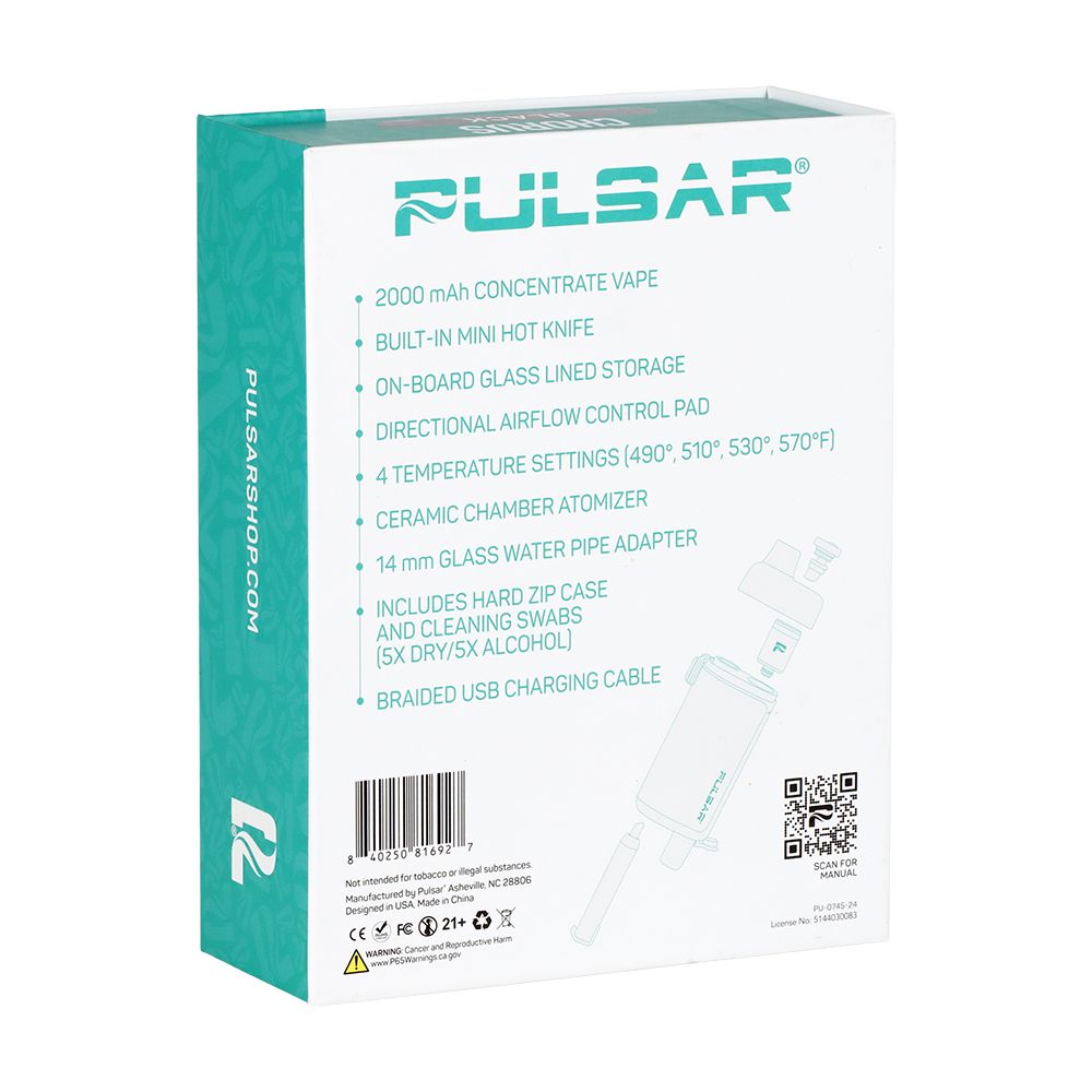 Pulsar Chorus Concentrate Vaporizer + Mini Hot Knife | 2000mAh