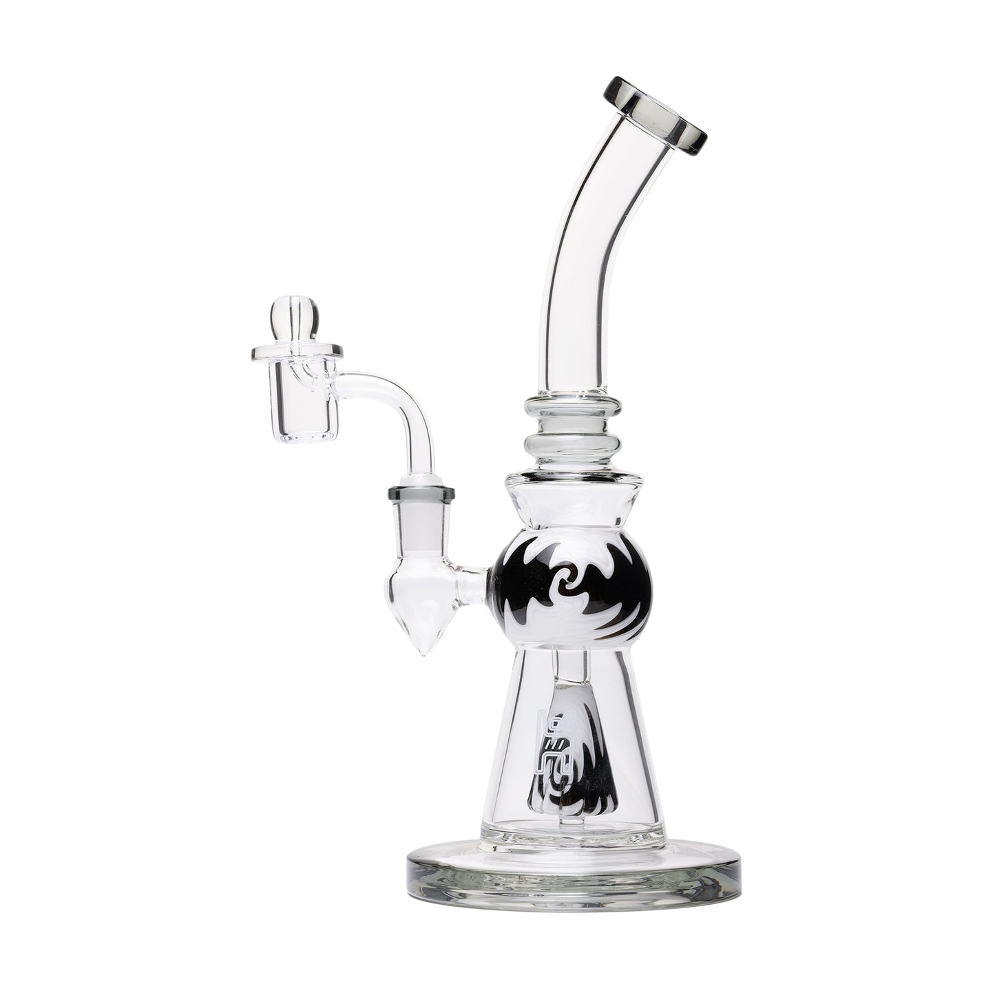 Human Grade 10" Mini Gumball Rig Glass Water Pipe