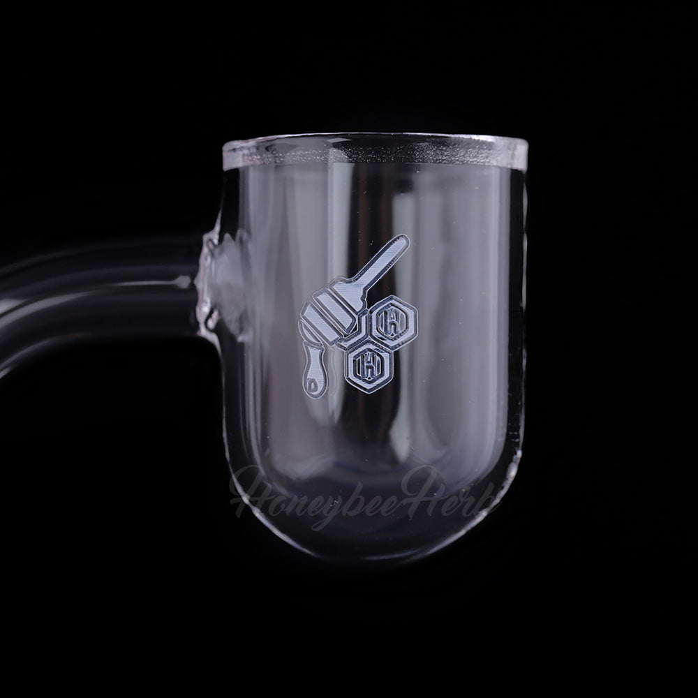 Honey Bevel Bowl Quartz Banger - 45° Degree | YL