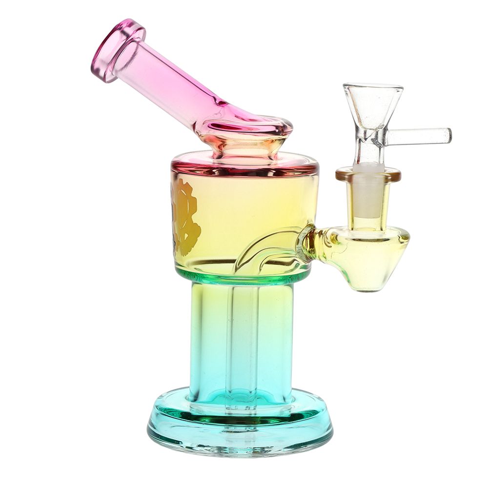 SeshGear Roboto Ombre Glass Water Pipe | 5.25" | 10mm F