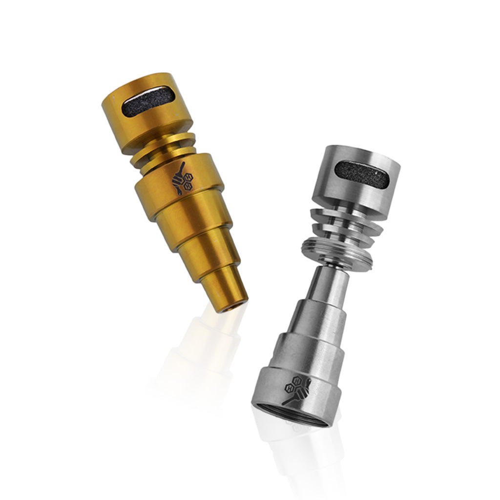 Titanium 6 In 1 Moon Rock Dab Nail