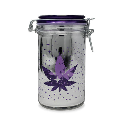 Airtight Purple Leaf Galaxy - Stash Jar