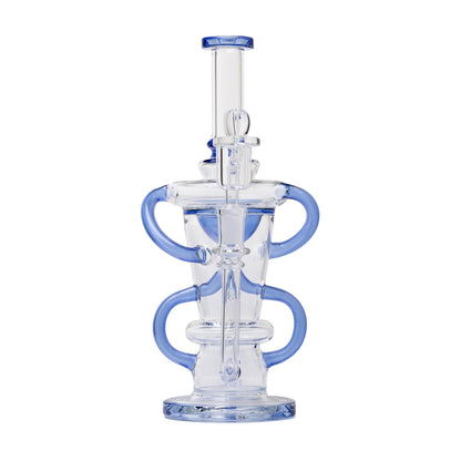 Human Grade 10.25" Straight Recycler Glass Water Pipe