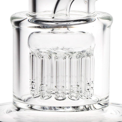 Pulsar 12 Arm Perc Chugger Glass Water Pipe - 10" / 14mm F