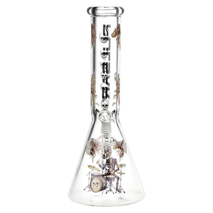Pulsar Give the Drummer Some Beaker Glass Water Pipe - 9.75" / 14mm F