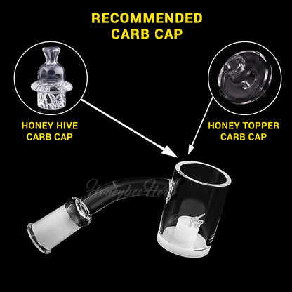 Honey & Milk Core Reactor Quartz Banger - 45° Degree | YL