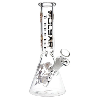 Pulsar Give the Drummer Some Beaker Glass Water Pipe - 9.75" / 14mm F