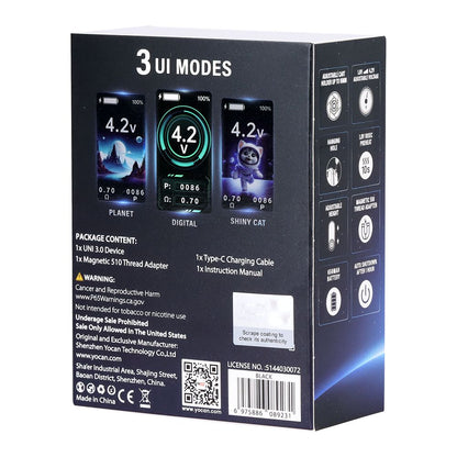 Yocan UNI 3.0 Universal Box Mod | 650mAh