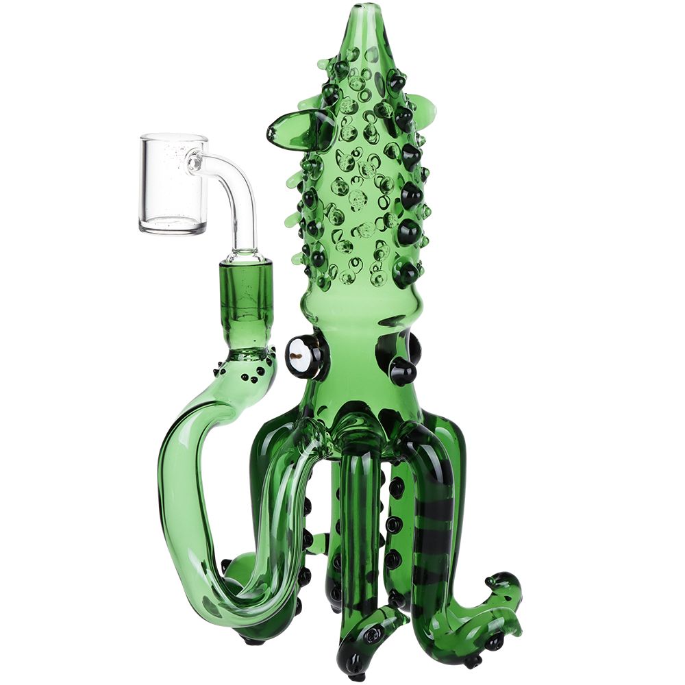 Spiny Squid Glass Dab Rig - 9" / 14mm F