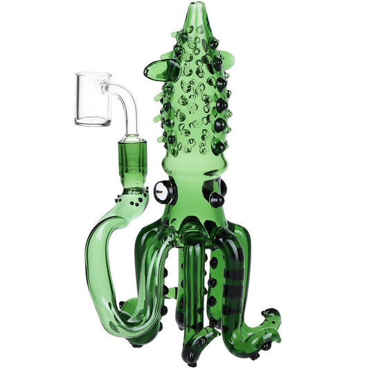 Spiny Squid Glass Dab Rig - 9" / 14mm F