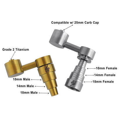 Titanium 6 In 1 Sidecar Dab Nail